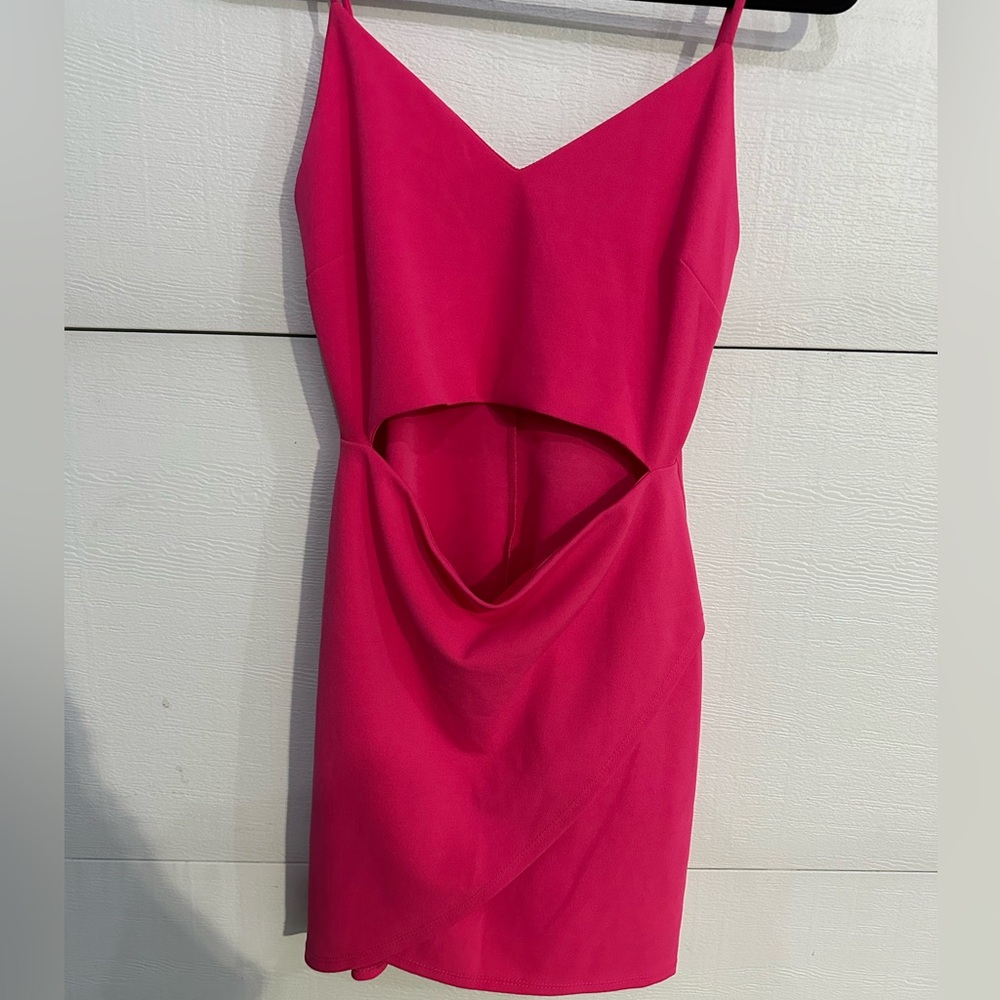 Blue Blush Hot Pink Mini dress